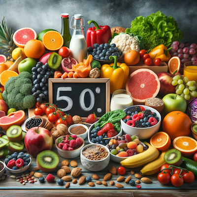 Age-Defying Nutrition: Discover The Amazing 50 Foods For A Healthy You